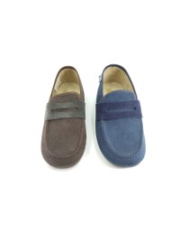 Mocasines Azul Marino/Marrones Garrido Muro 1811