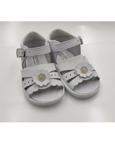 Sandalias Blancas Titanitos L670 AGUEDA