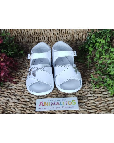 Sandalias Blancas Titanitos L670 CLAUDIA